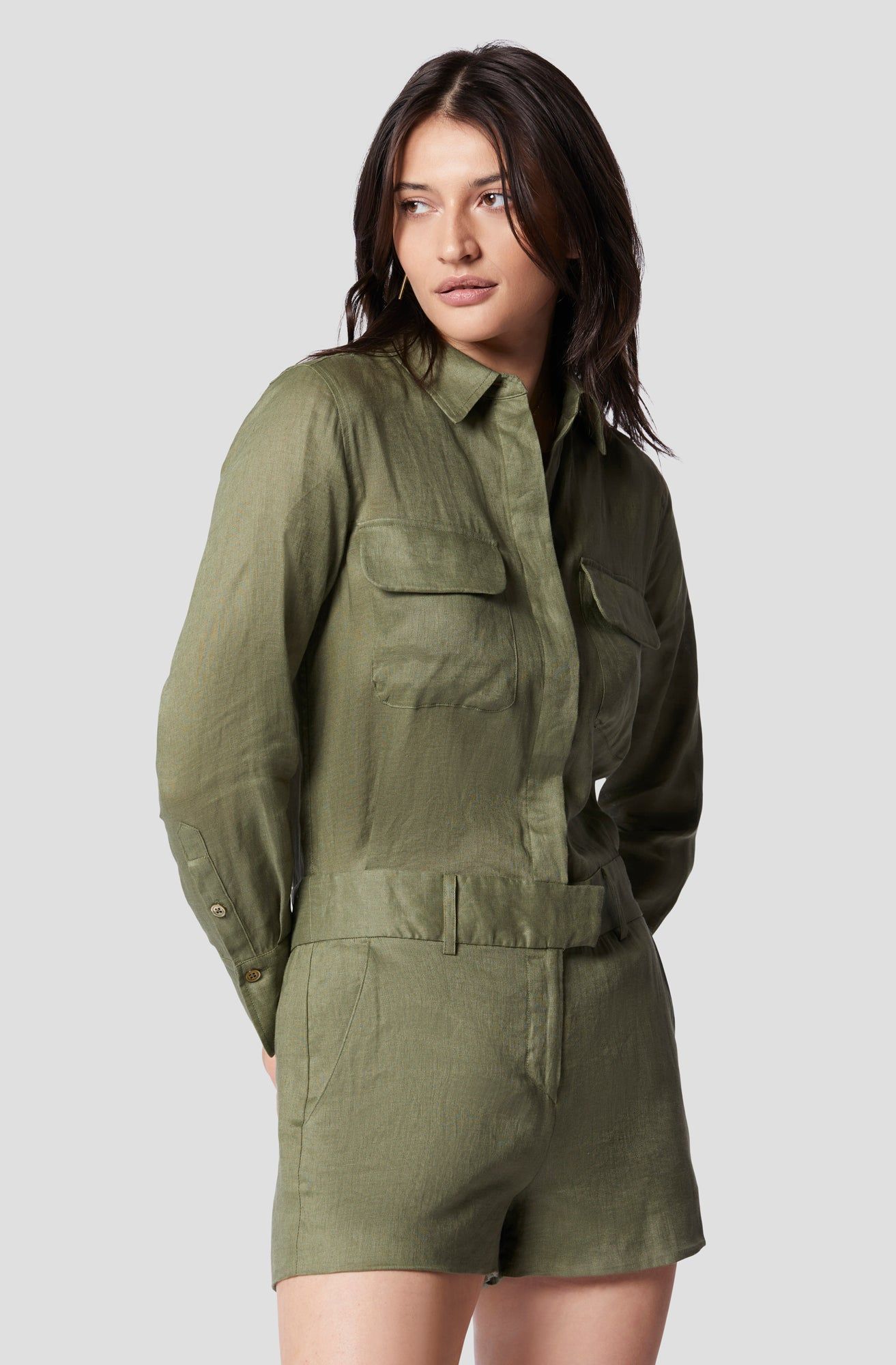 VALERIE LINEN JUMPSUIT sold by Equipment product image thumbnail 3