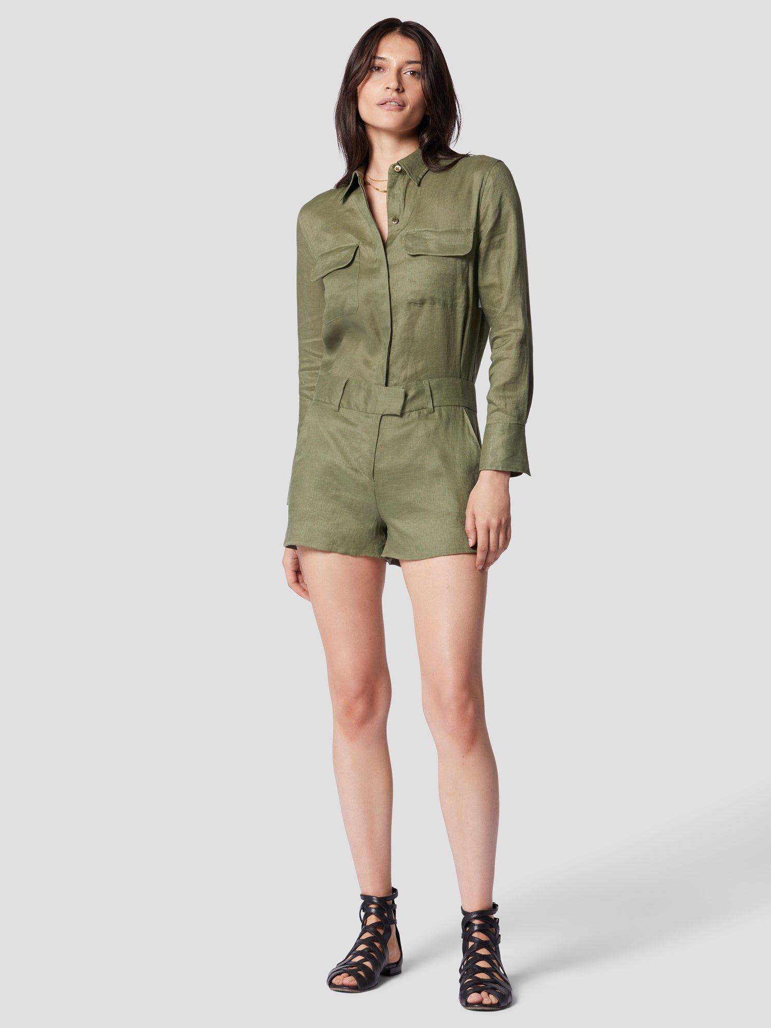 VALERIE LINEN JUMPSUIT sold by Equipment product image thumbnail 2