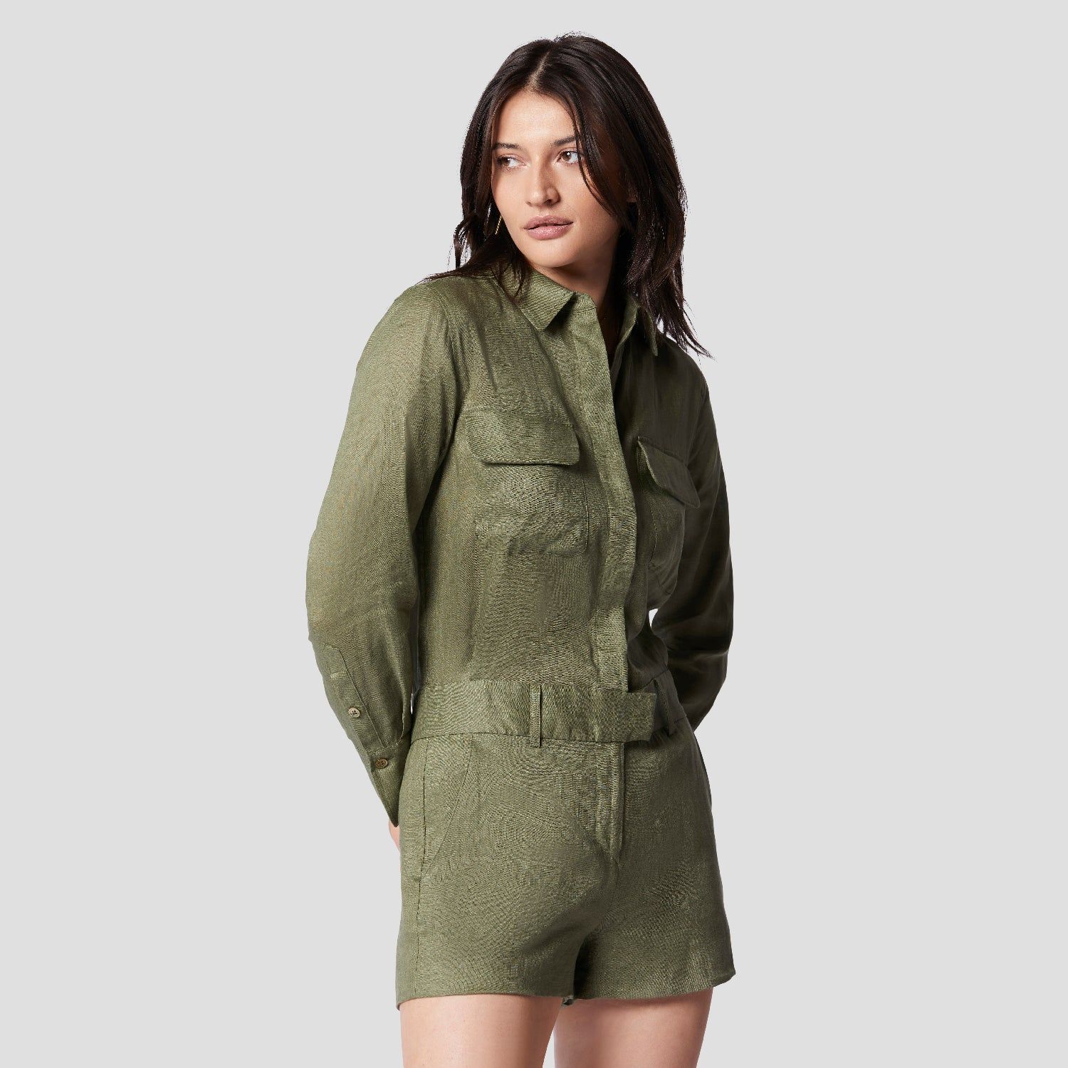 VALERIE LINEN JUMPSUIT sold by Equipment product image thumbnail 6