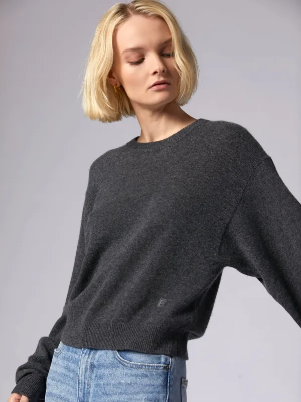 Elodie Crewneck Cashmere Sweater sold by Equipment
