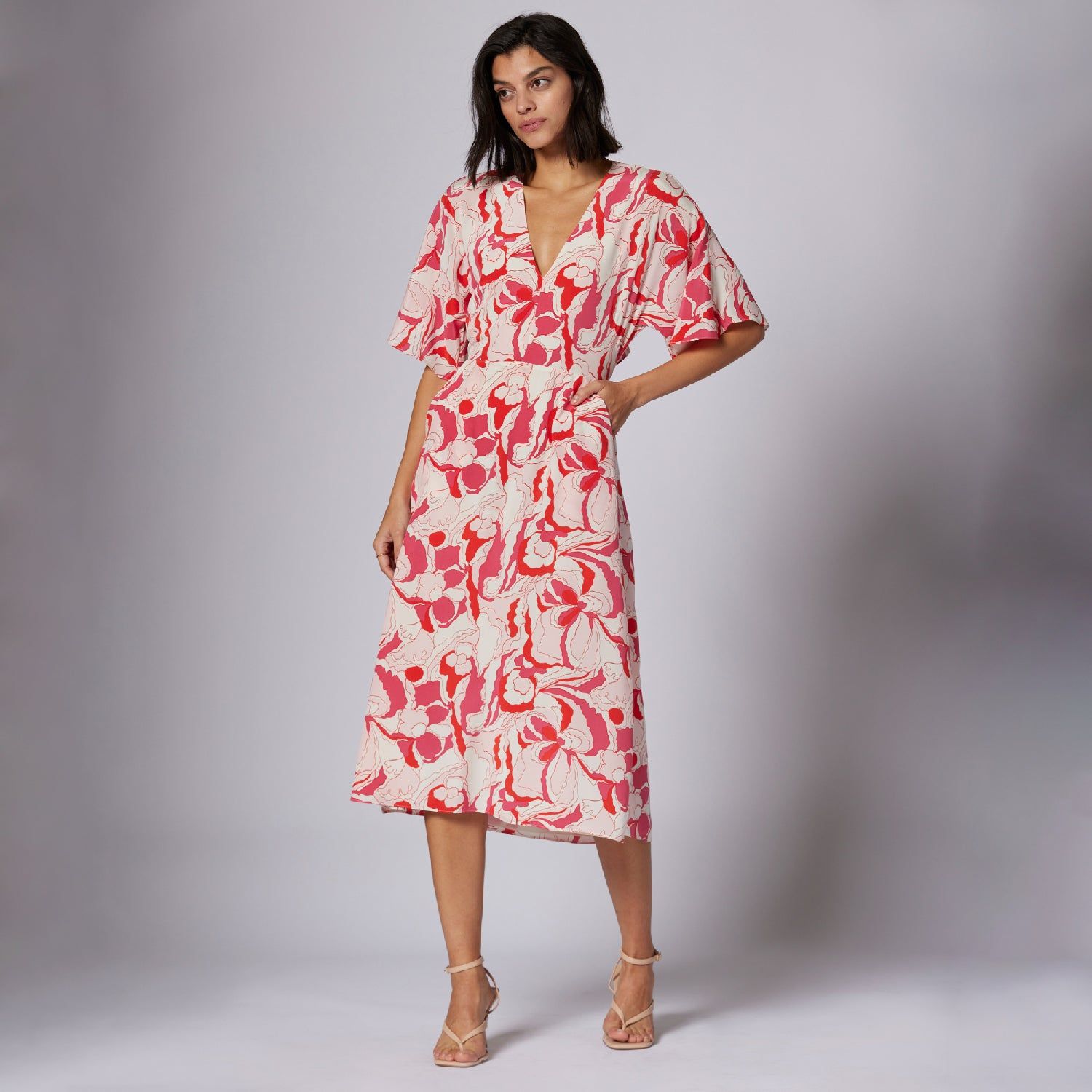 ROSITA MIDI SILK DRESS sold by Equipment product image thumbnail 5