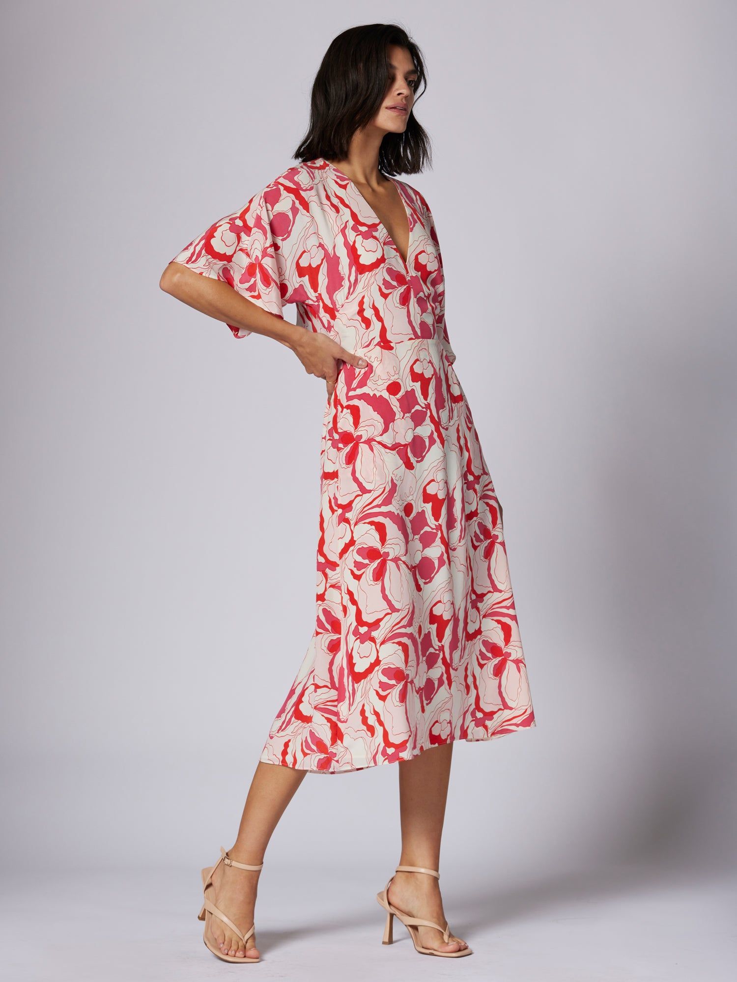 ROSITA MIDI SILK DRESS sold by Equipment product image thumbnail 3