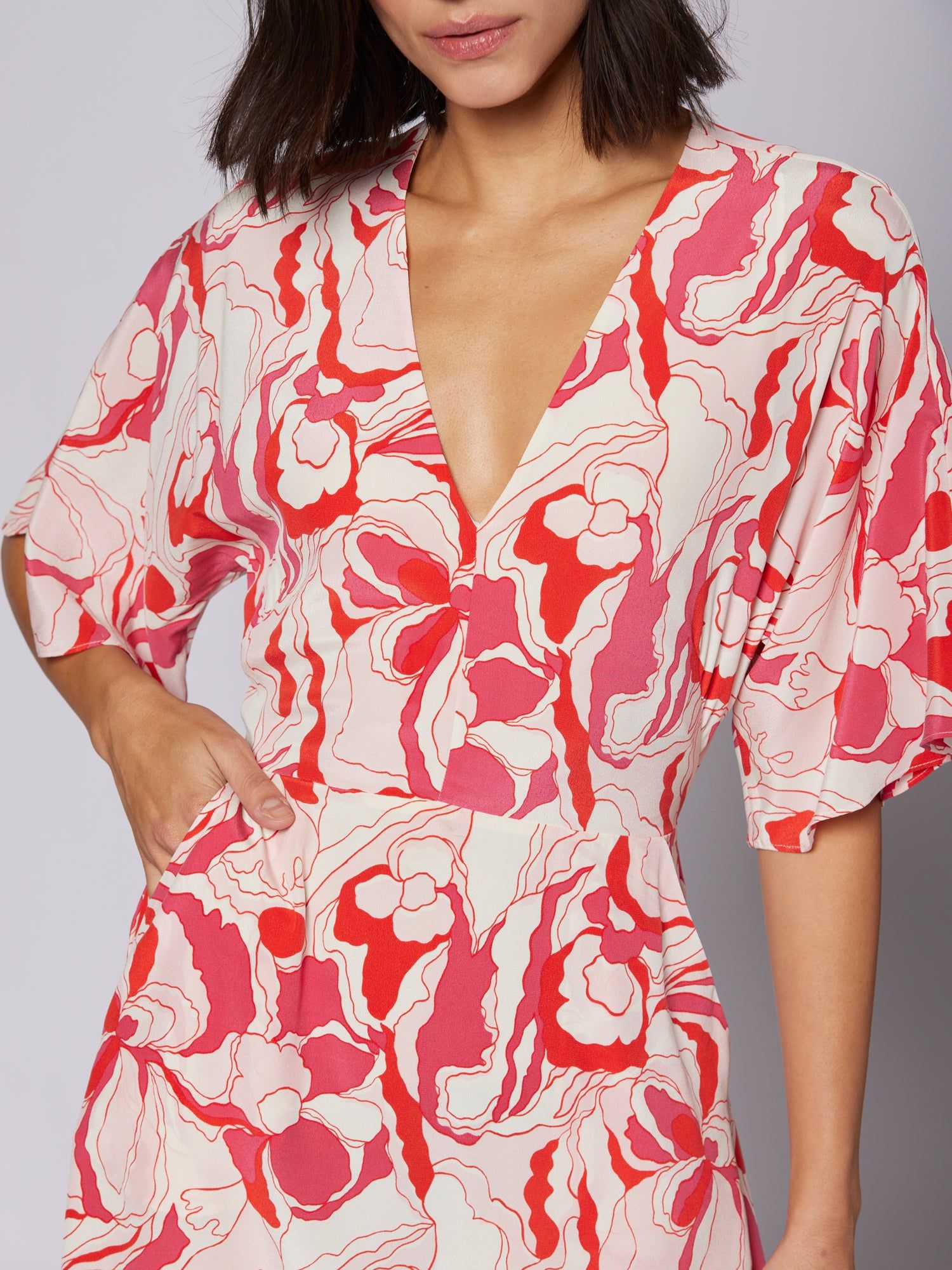 ROSITA MIDI SILK DRESS sold by Equipment product image thumbnail 2