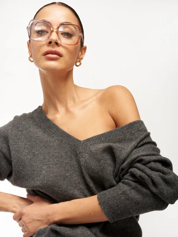 Lilou V-Neck Cashmere Sweater sold by Equipment