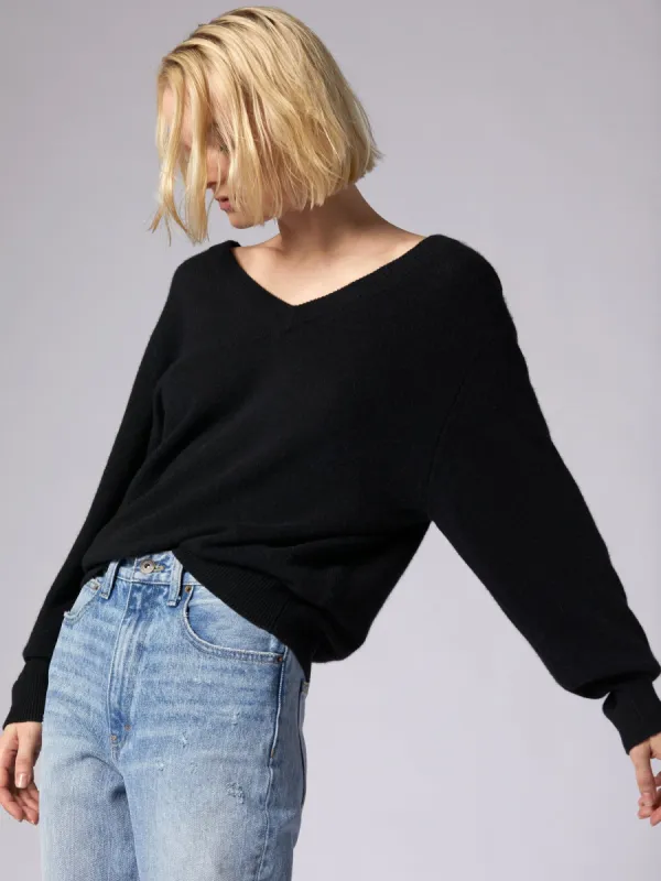 Lilou V-Neck Cashmere Sweater sold by Equipment