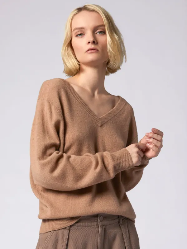 Lilou V-Neck Cashmere Sweater sold by Equipment