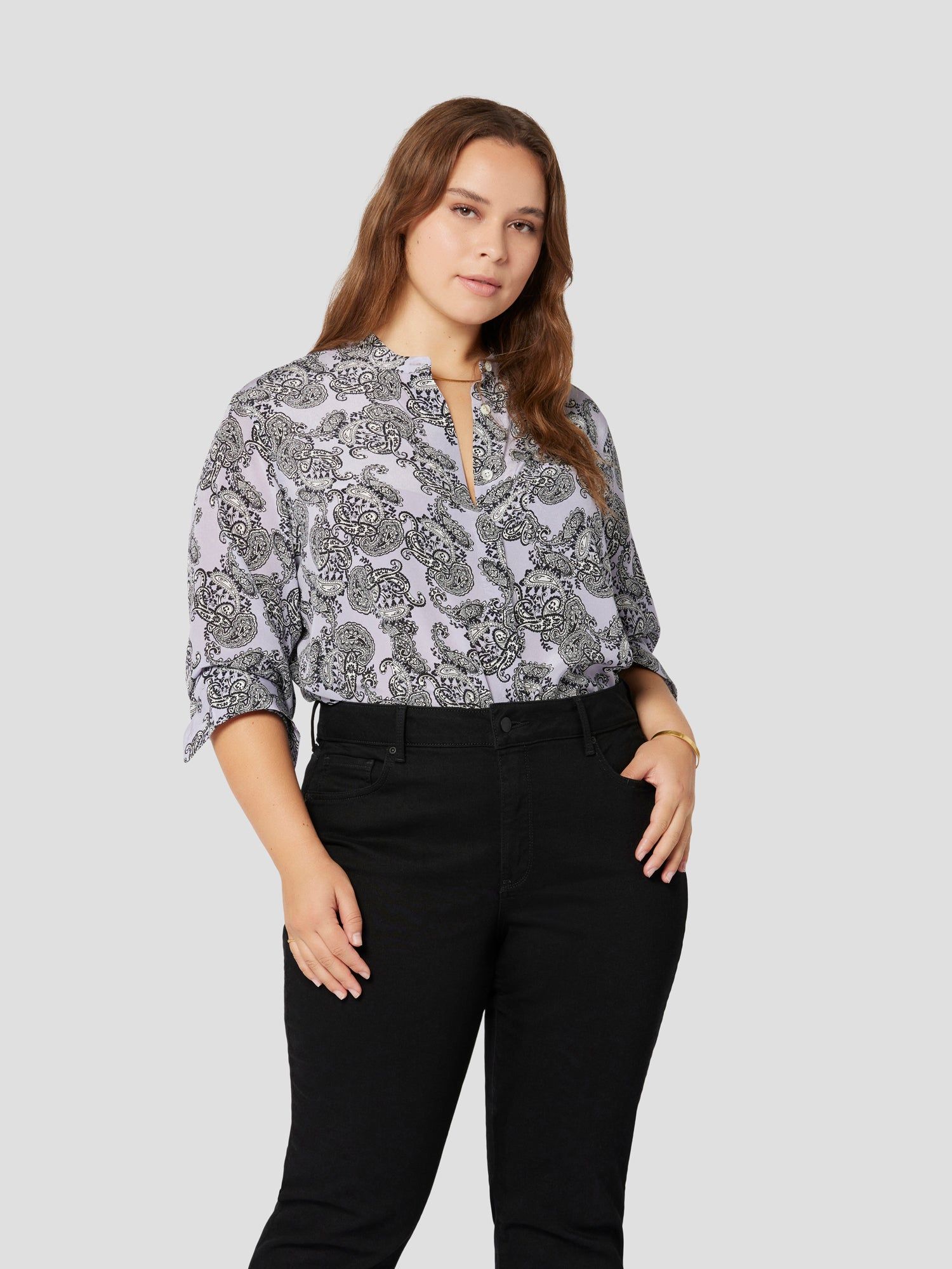 CHERINE SILK SHIRT WITH POCKET sold by Equipment product image thumbnail 6