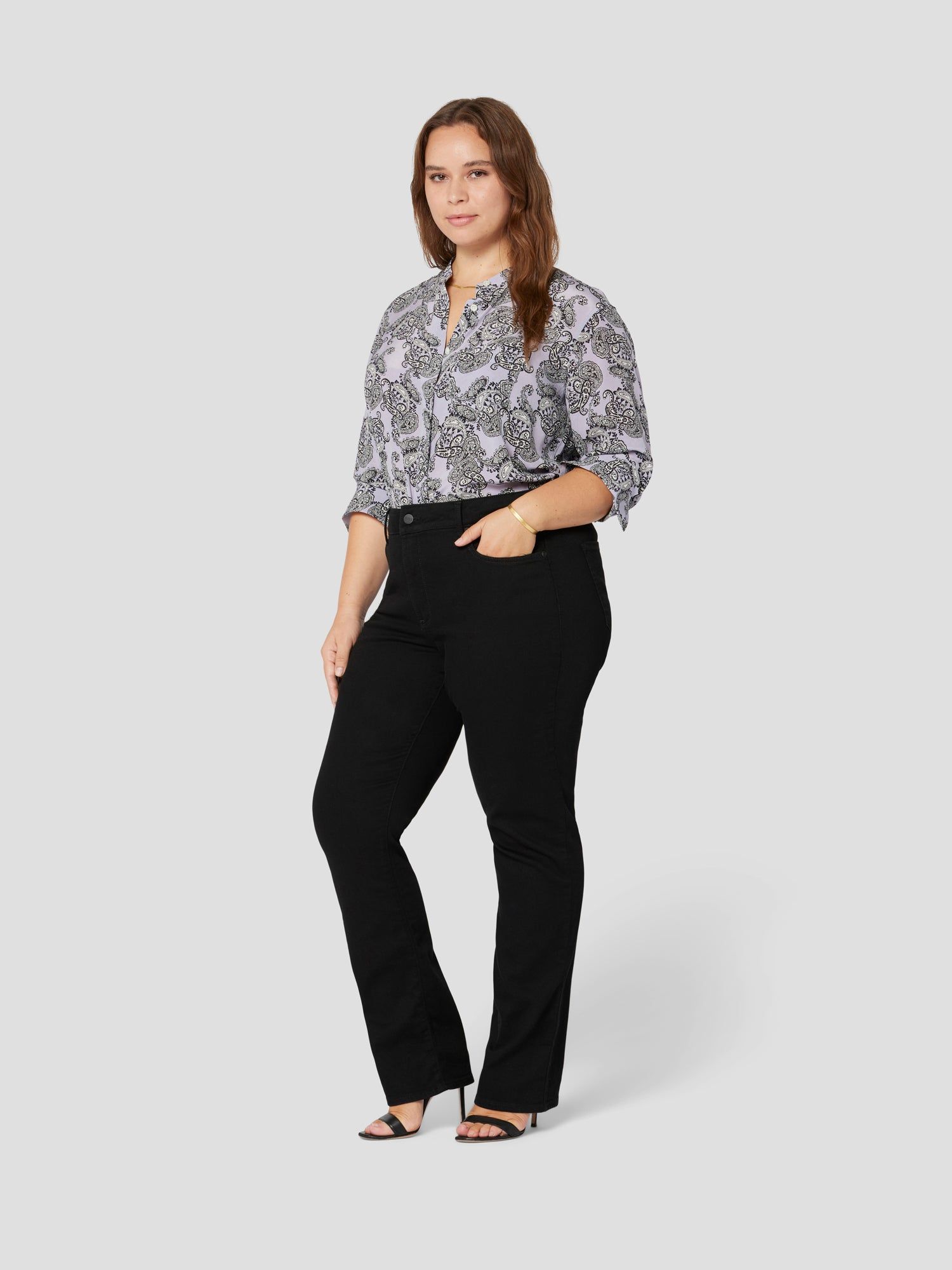 CHERINE SILK SHIRT WITH POCKET sold by Equipment product image thumbnail 3