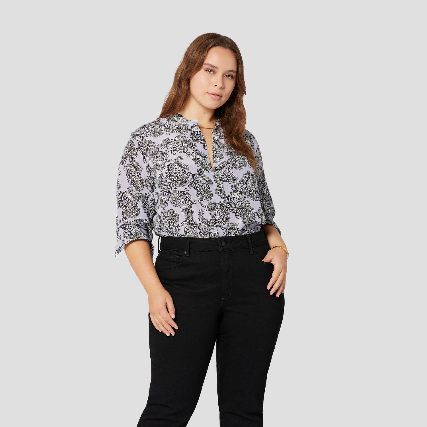 CHERINE SILK SHIRT WITH POCKET sold by Equipment product image thumbnail 7