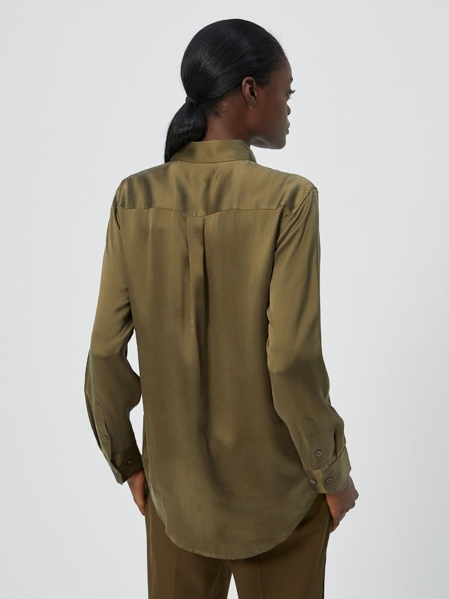 SIGNATURE SILK SHIRT sold by Equipment product image thumbnail 4