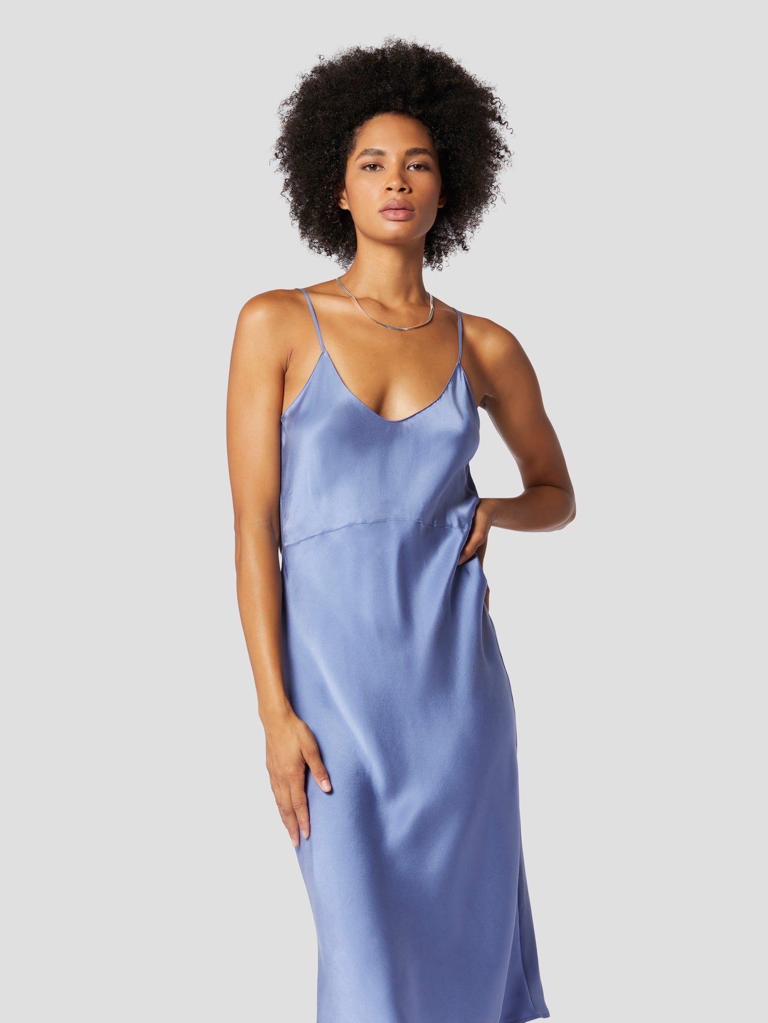 SABELIA SILK SATIN DRESS sold by Equipment product image thumbnail 2