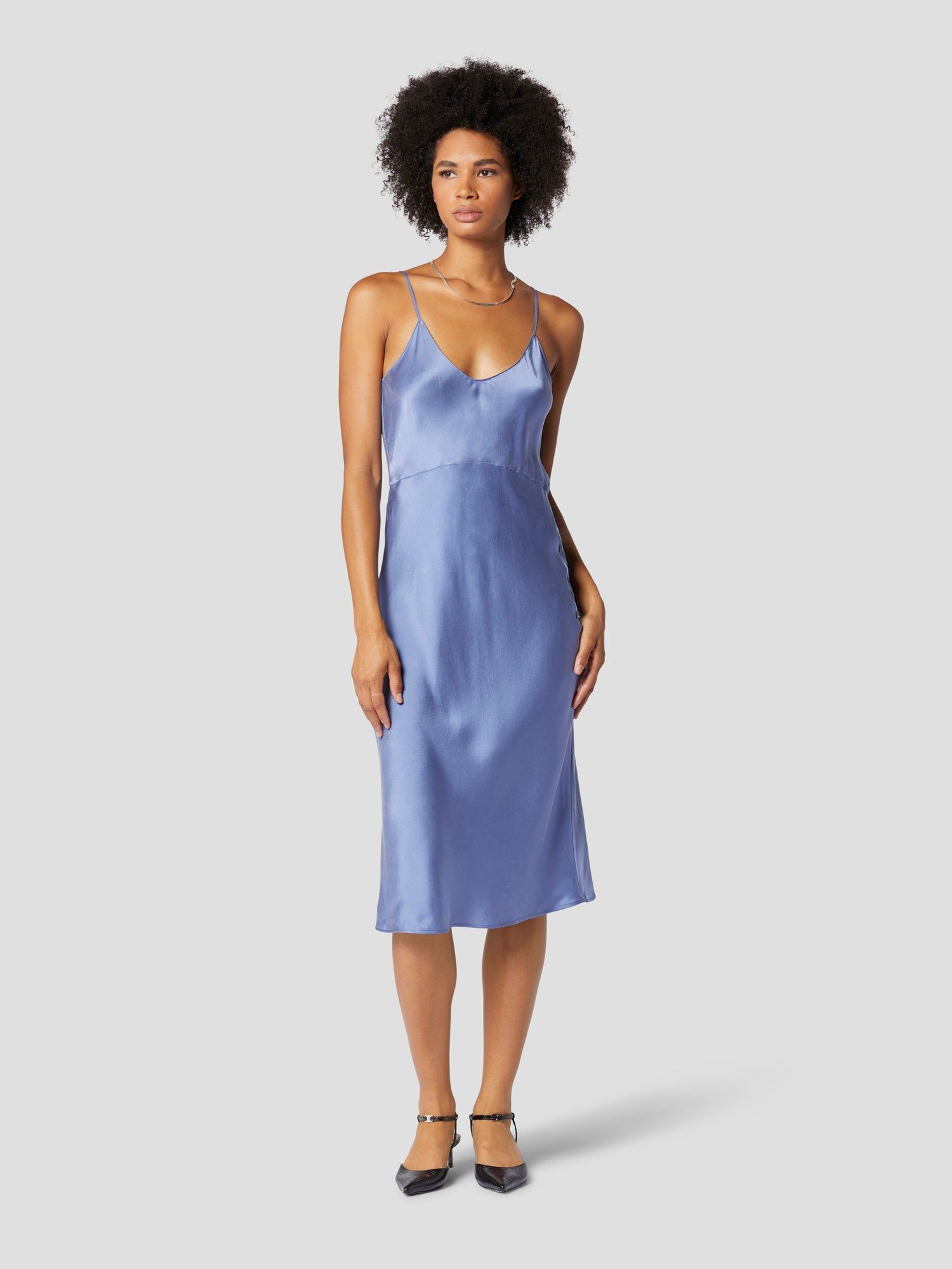 SABELIA SILK SATIN DRESS sold by Equipment product image thumbnail 3