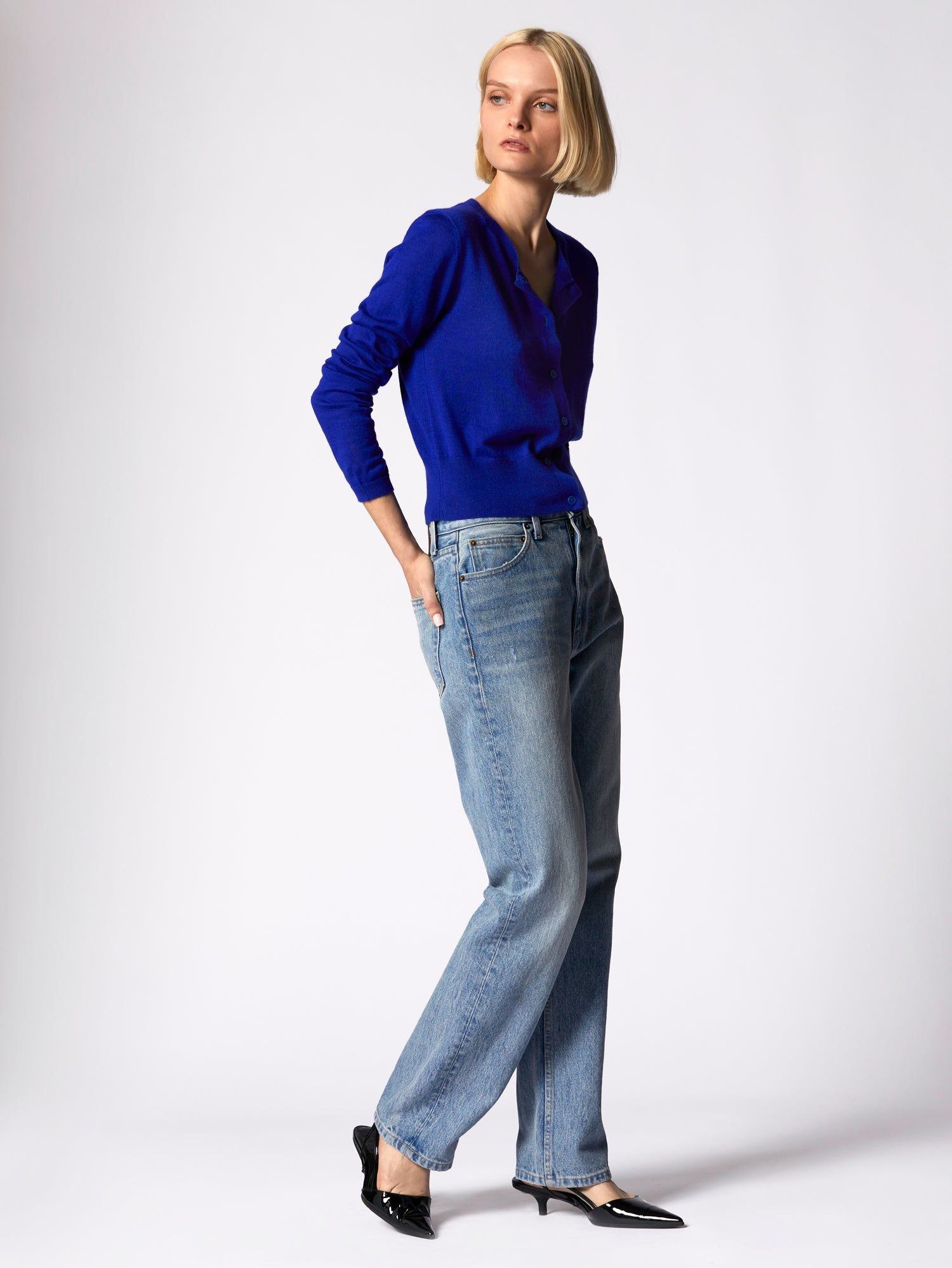 Rozeen Cashmere Cardigan sold by Equipment product image thumbnail 2