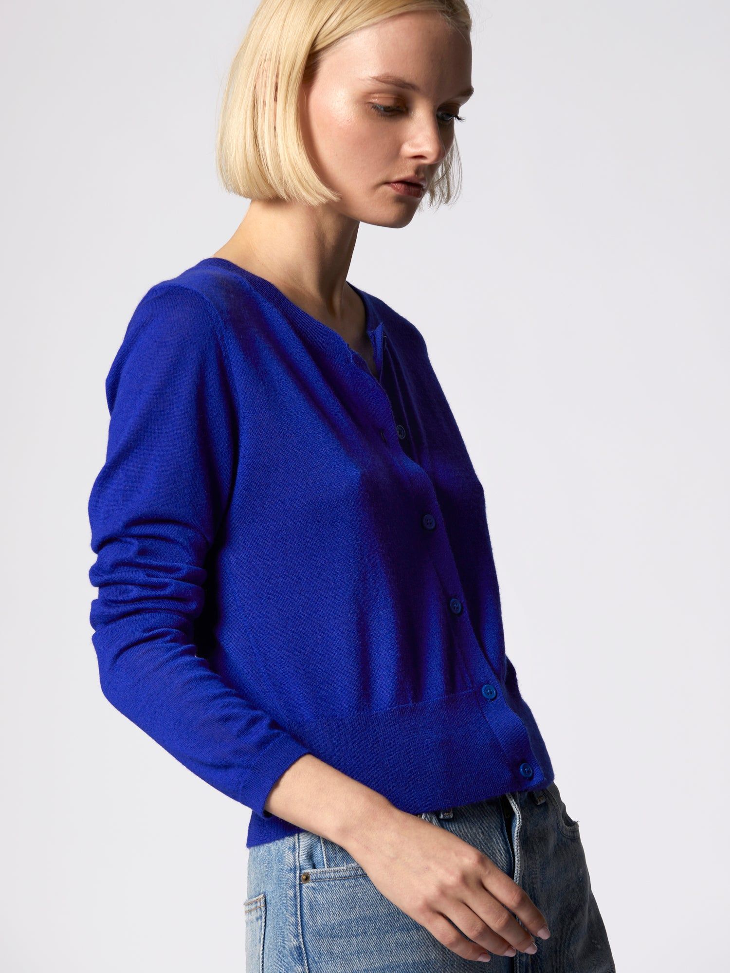 Rozeen Cashmere Cardigan sold by Equipment