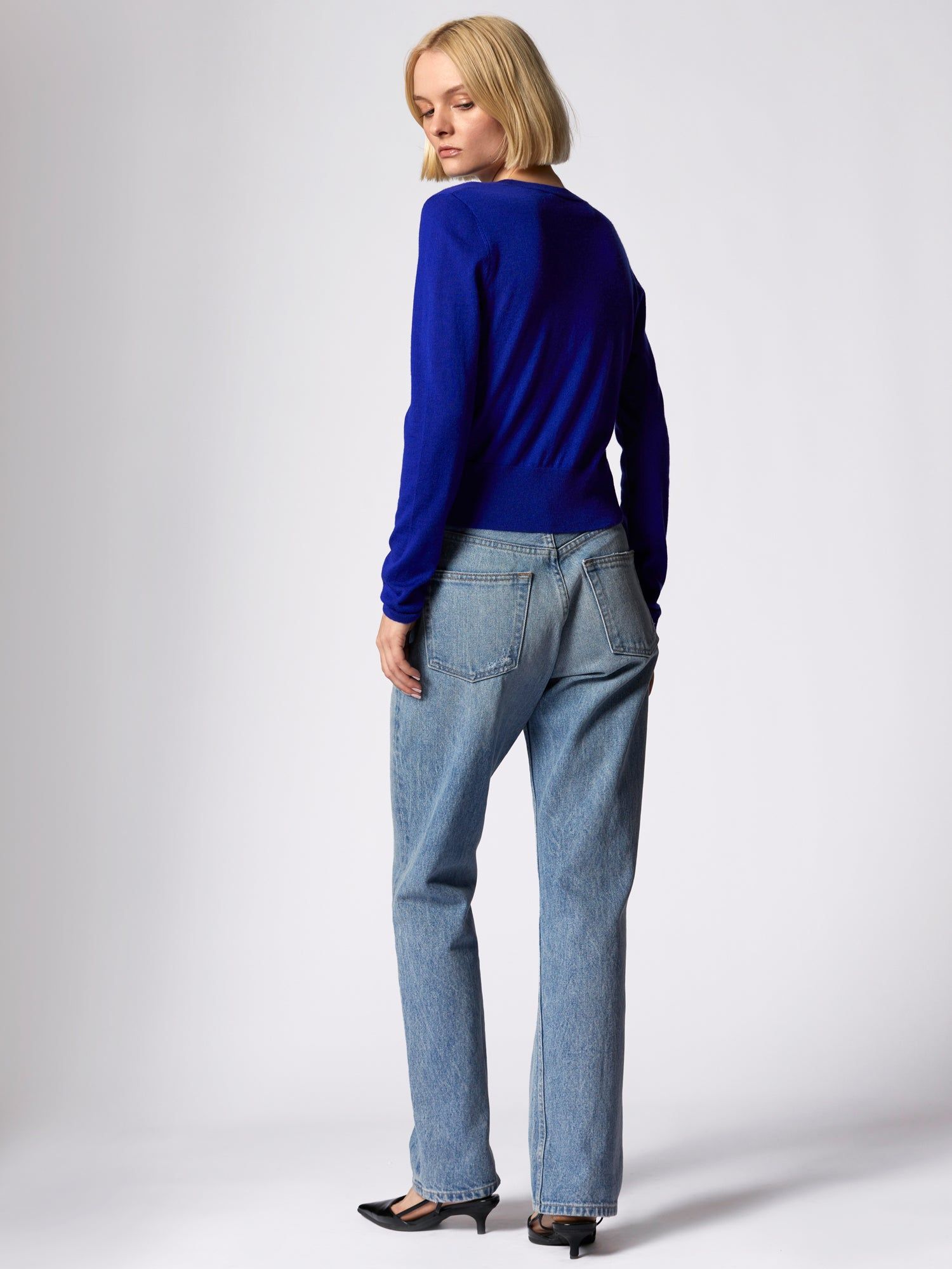 Rozeen Cashmere Cardigan sold by Equipment product image thumbnail 4