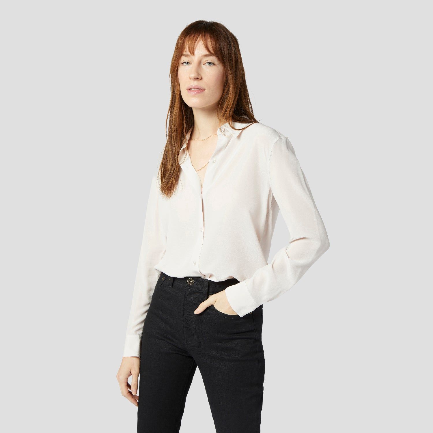 ESSENTIAL SILK SHIRT sold by Equipment product image thumbnail 6