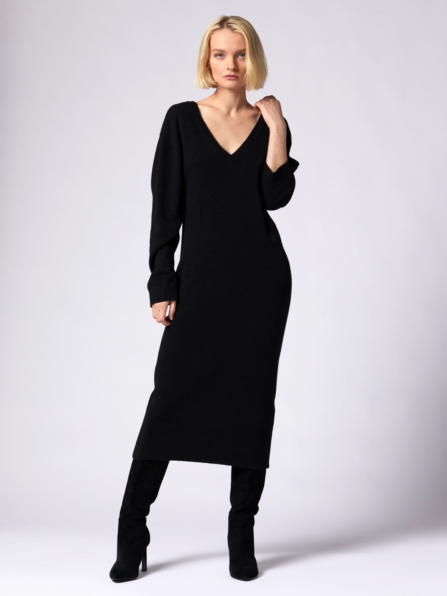 Jeannie Cashmere Midi Dress sold by Equipment