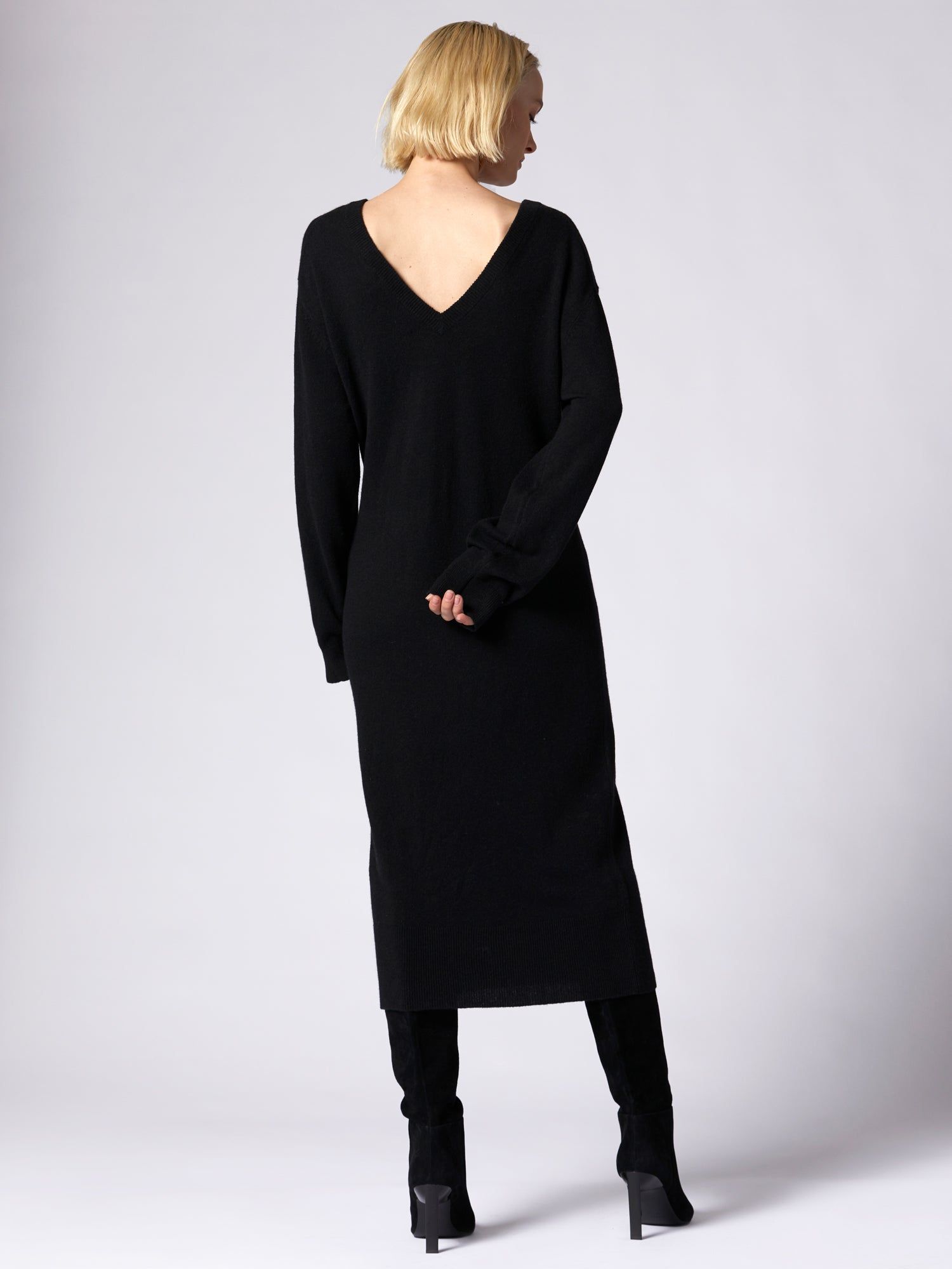 Jeannie Cashmere Midi Dress sold by Equipment product image thumbnail 4