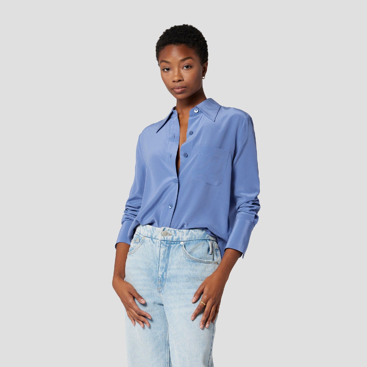 QUINNE SILK SHIRT sold by Equipment product image thumbnail 7