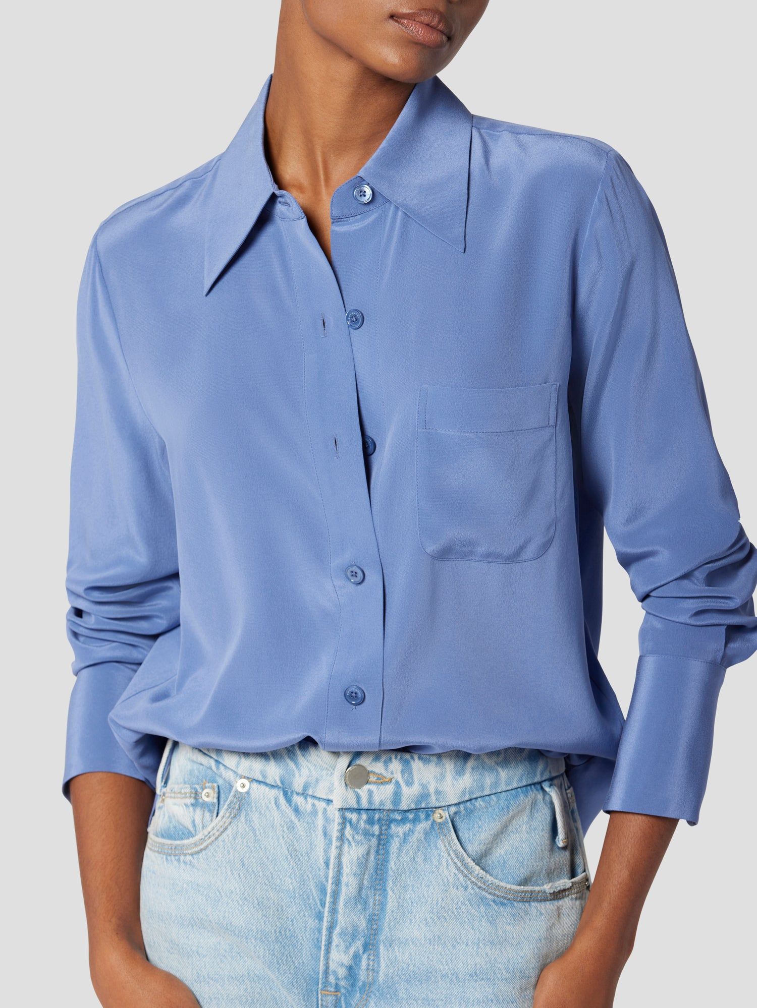 QUINNE SILK SHIRT sold by Equipment product image thumbnail 3