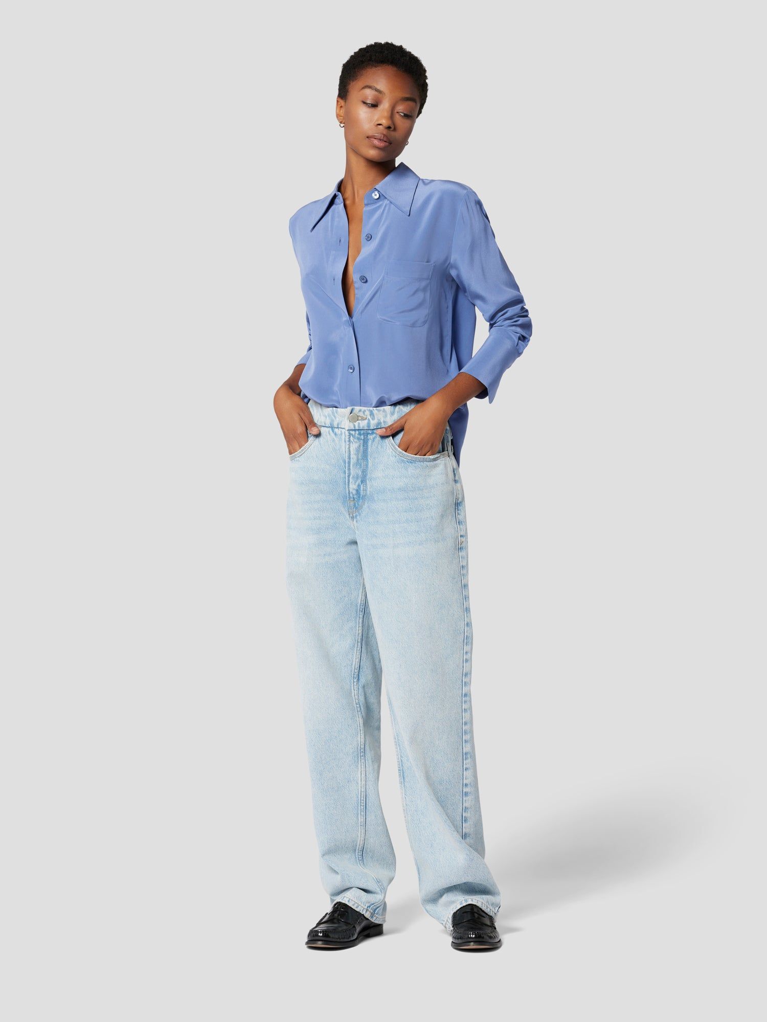 QUINNE SILK SHIRT sold by Equipment product image thumbnail 2