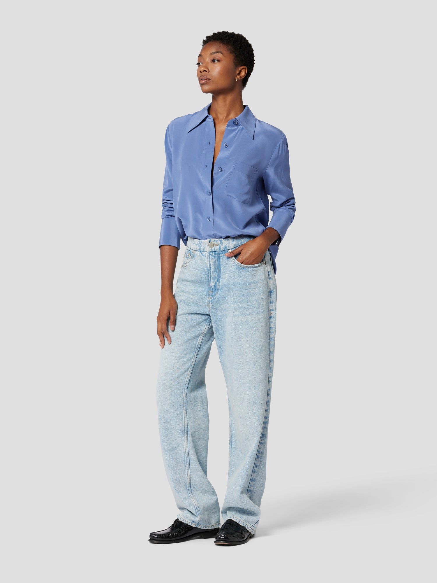 QUINNE SILK SHIRT sold by Equipment product image thumbnail 5