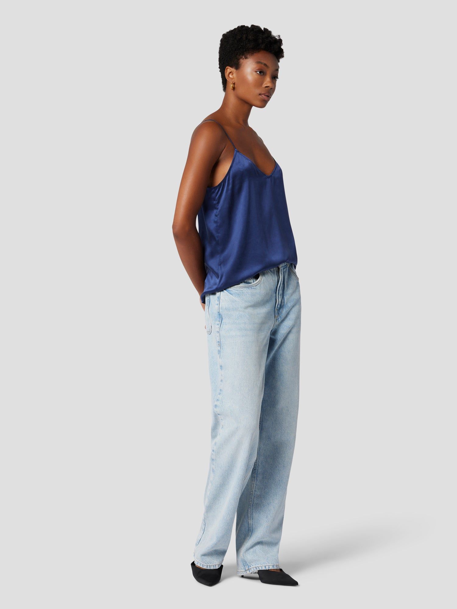 Layla Silk Satin Cami sold by Equipment product image thumbnail 5