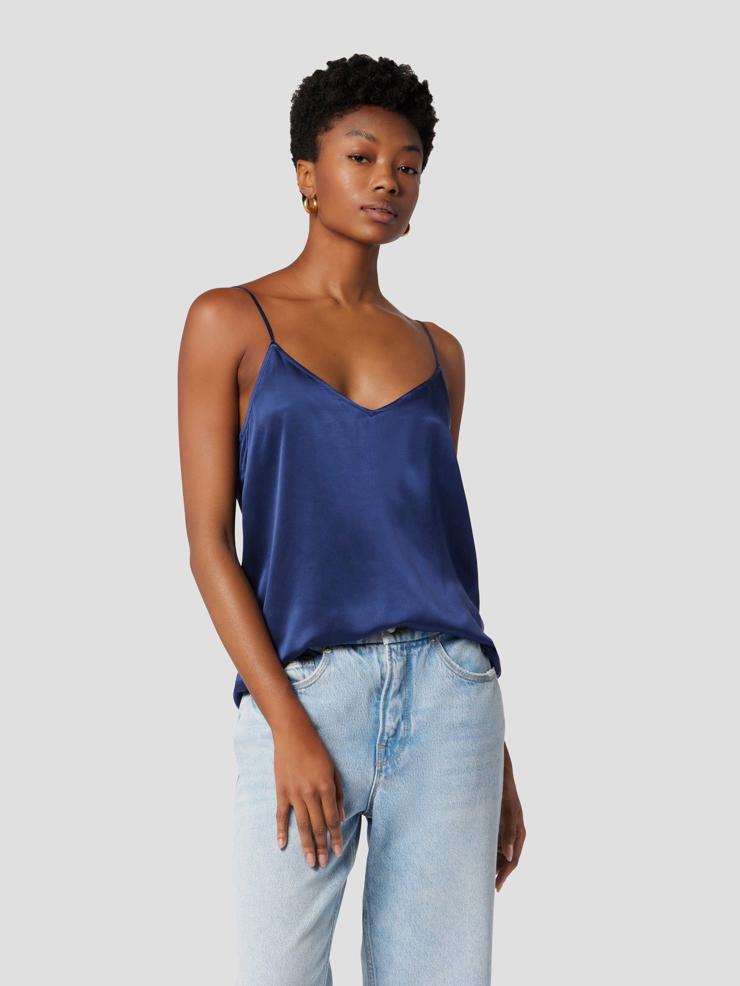 Layla Silk Satin Cami sold by Equipment