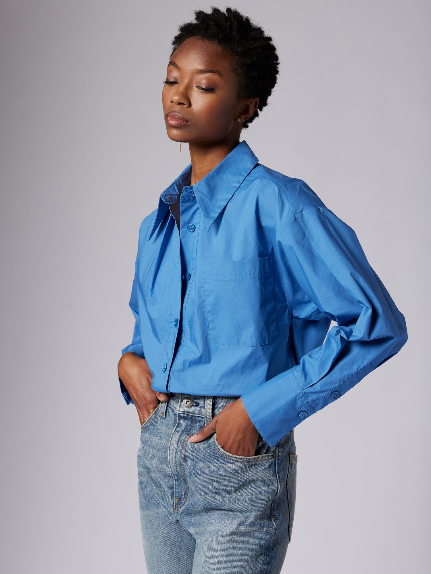 SERGINE LONG SLEEVE COTTON SHIRT sold by Equipment