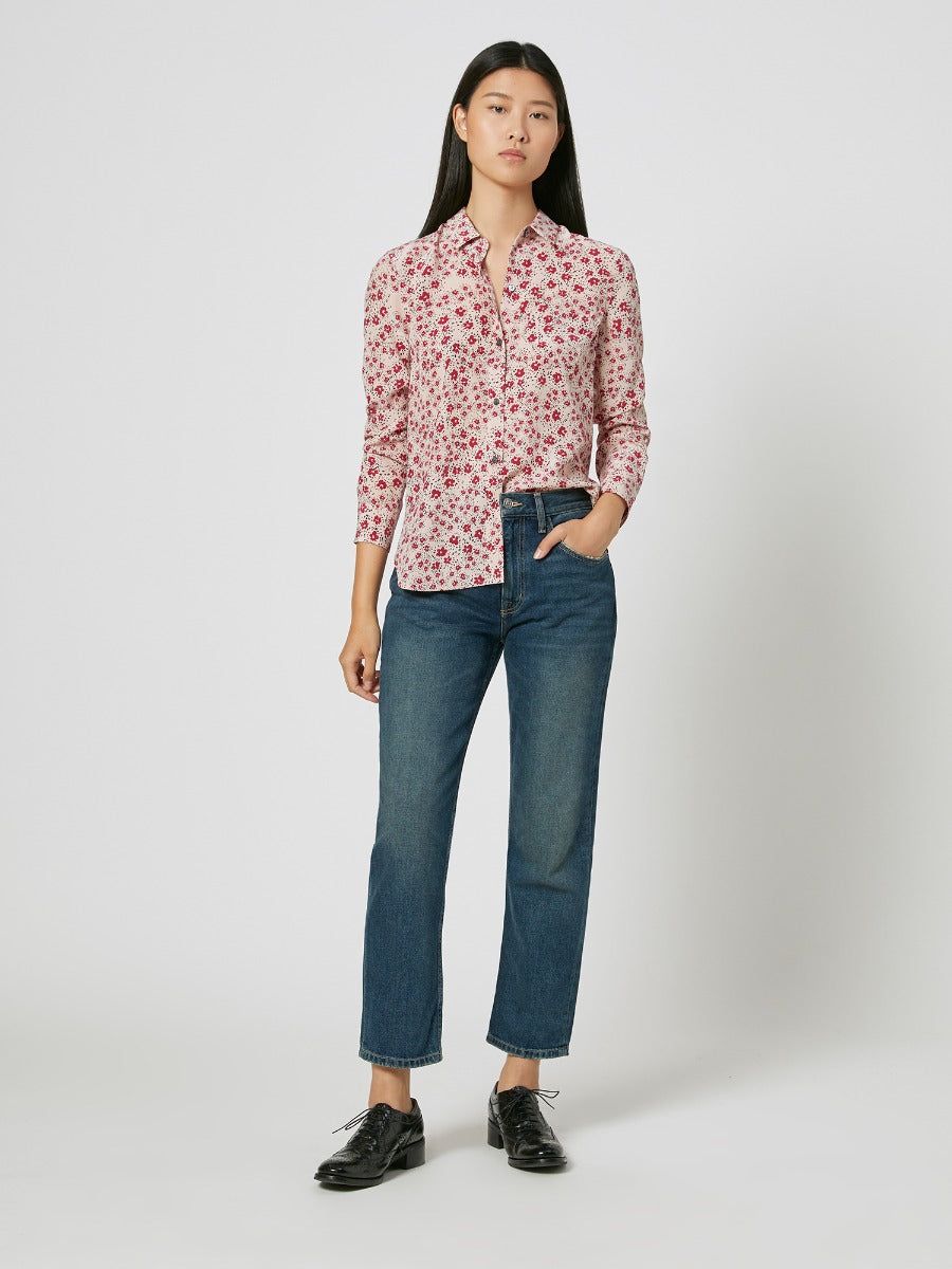 Leema Silk Shirt w/Pocket sold by Equipment