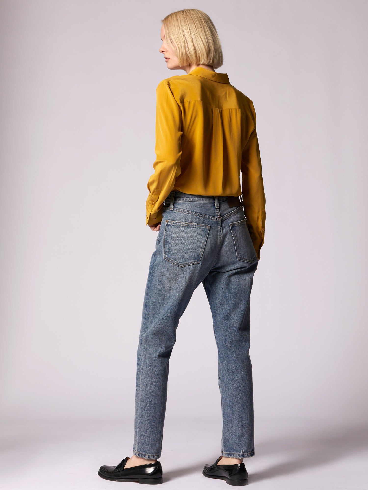 Slim Signature Silk Shirt sold by Equipment product image thumbnail 4