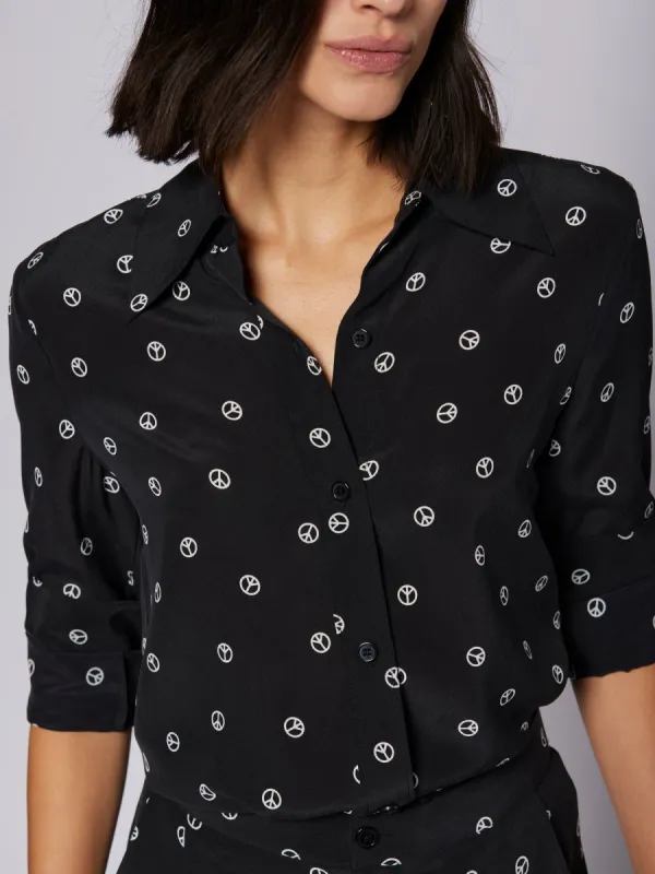 Leona Long Sleeve Silk Shirt sold by Equipment