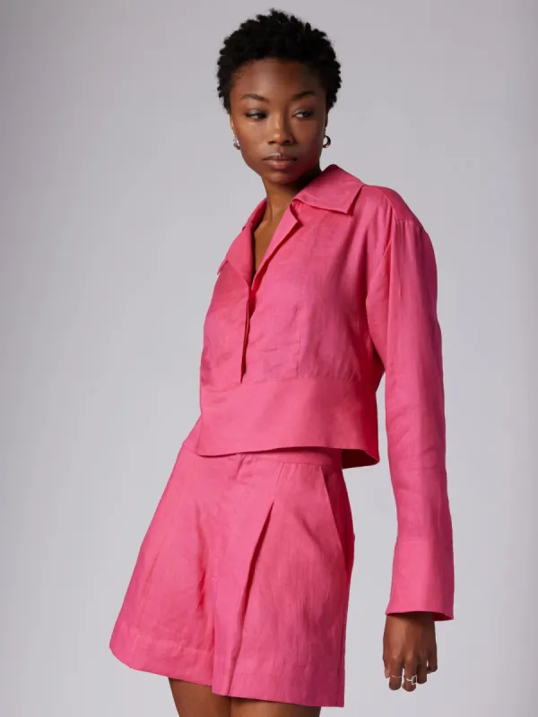 BEATRIX LONG SLEEVE LINEN SHIRT sold by Equipment