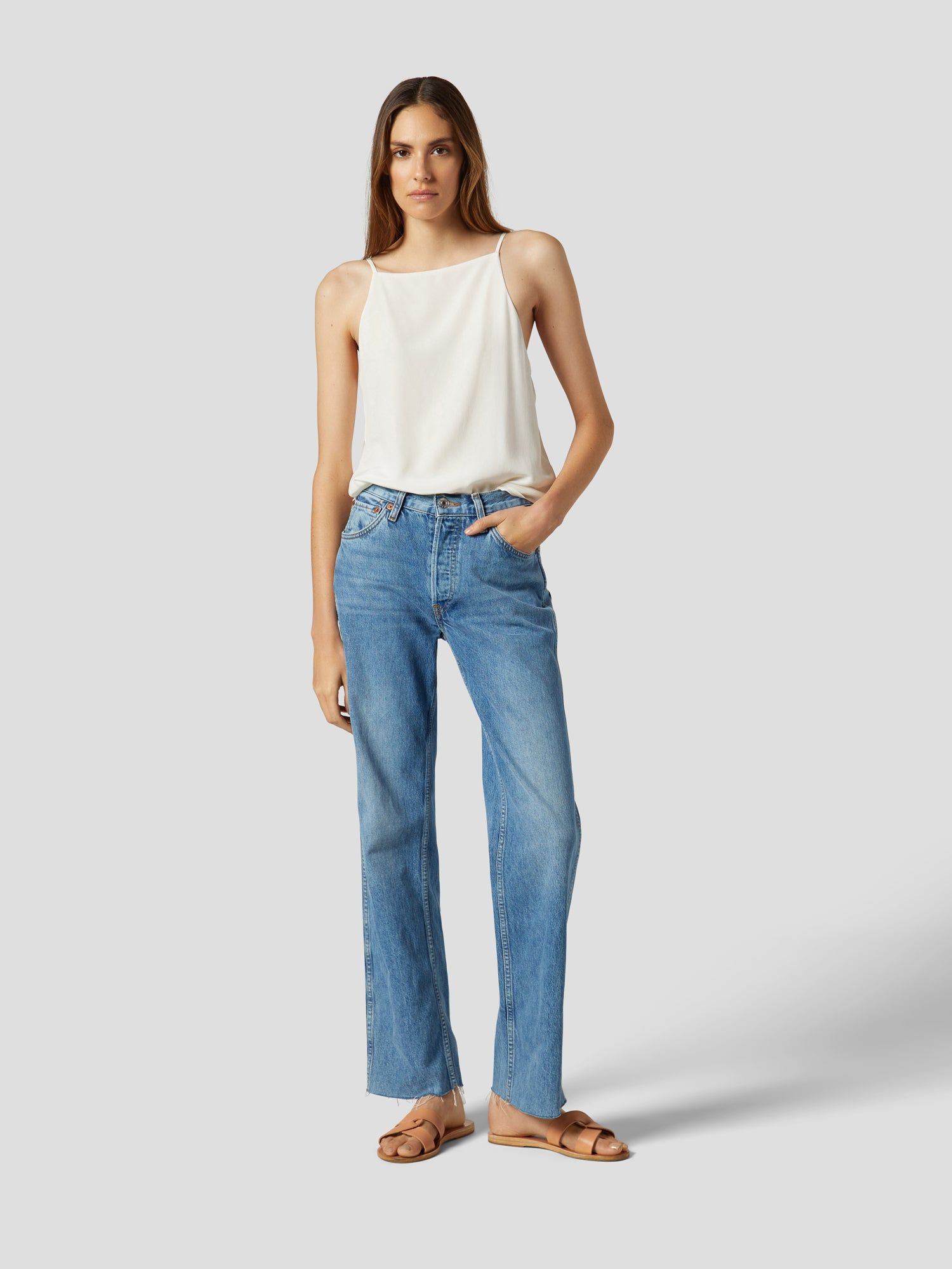 ISABEAU SILK CAMI sold by Equipment