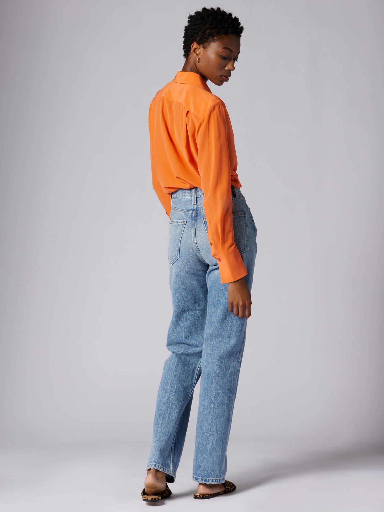 Leona Long Sleeve Silk Shirt sold by Equipment product image thumbnail 4