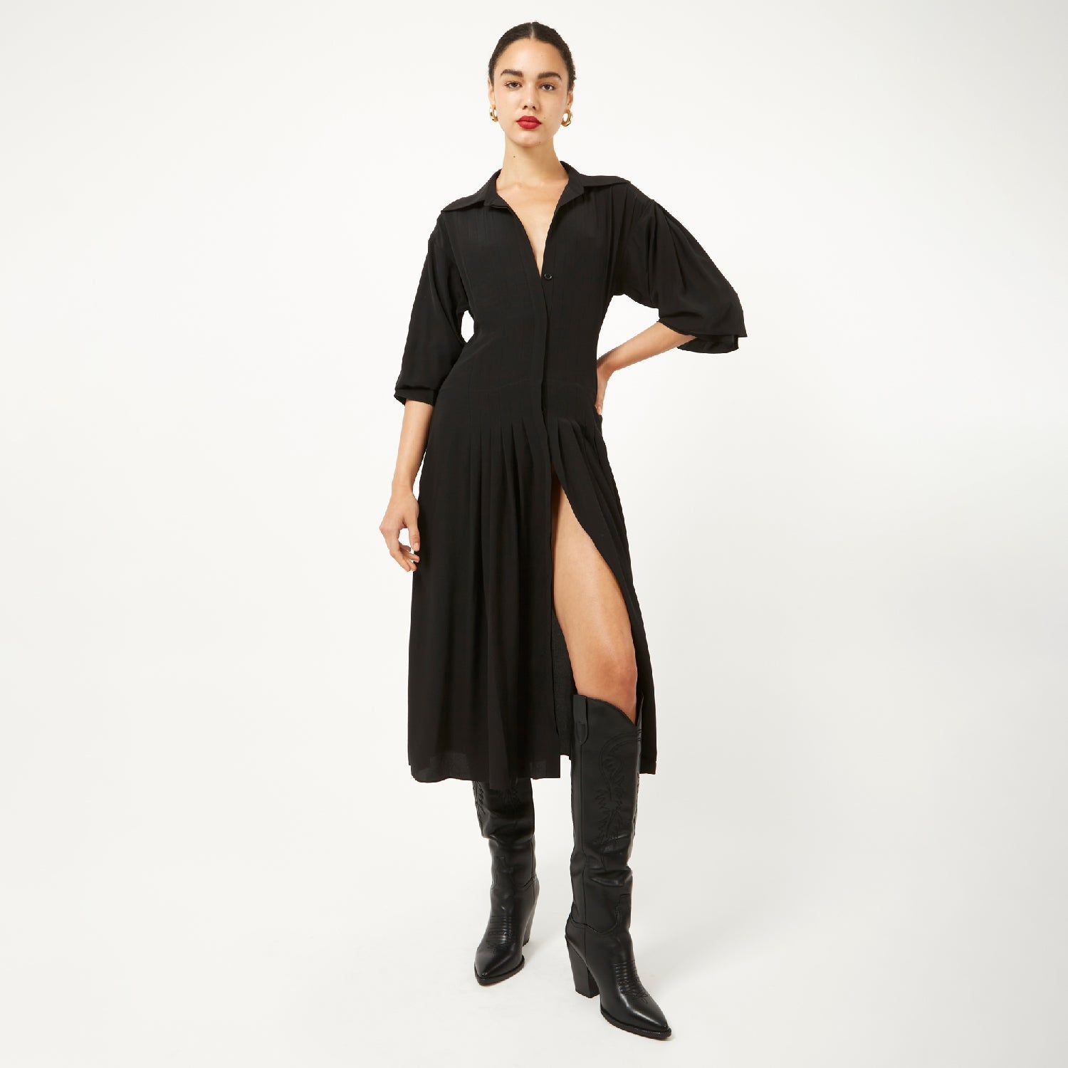 Briella Midi Silk Dress sold by Equipment product image thumbnail 5