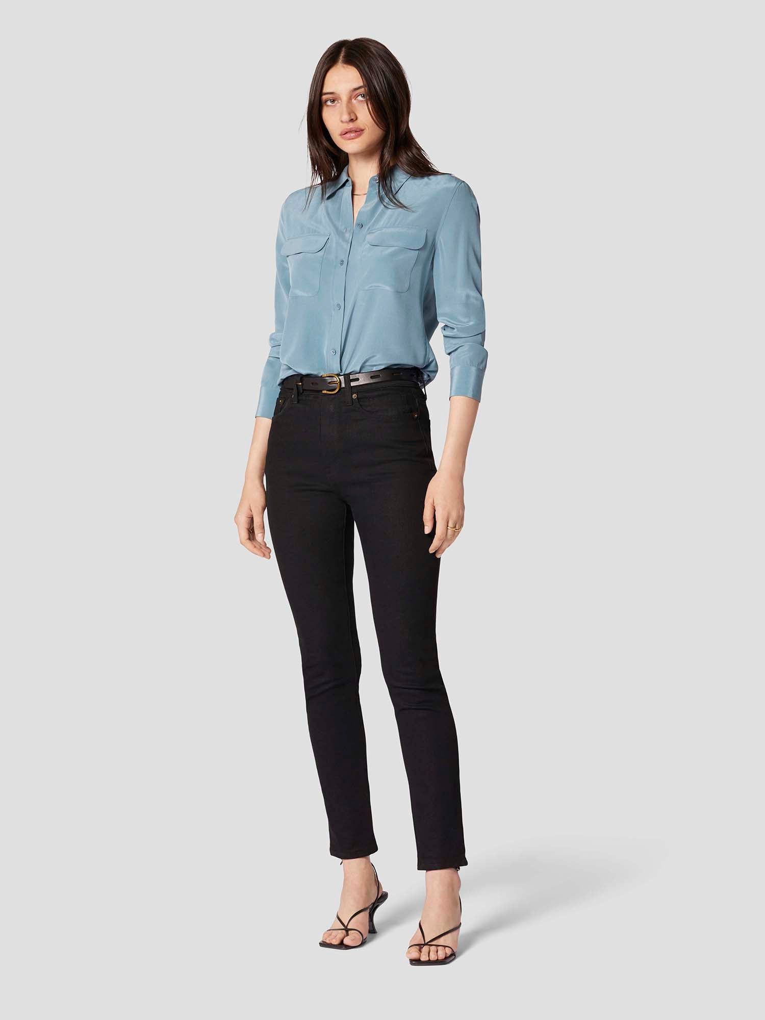 SLIM SIGNATURE SILK SHIRT sold by Equipment product image thumbnail 2