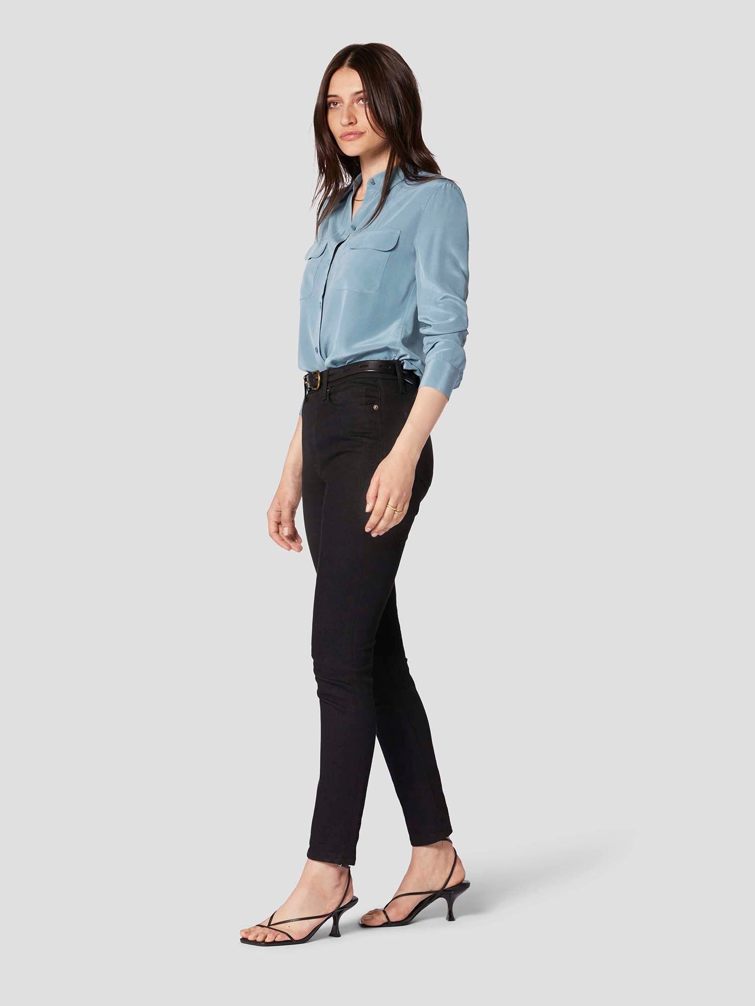 SLIM SIGNATURE SILK SHIRT sold by Equipment product image thumbnail 5