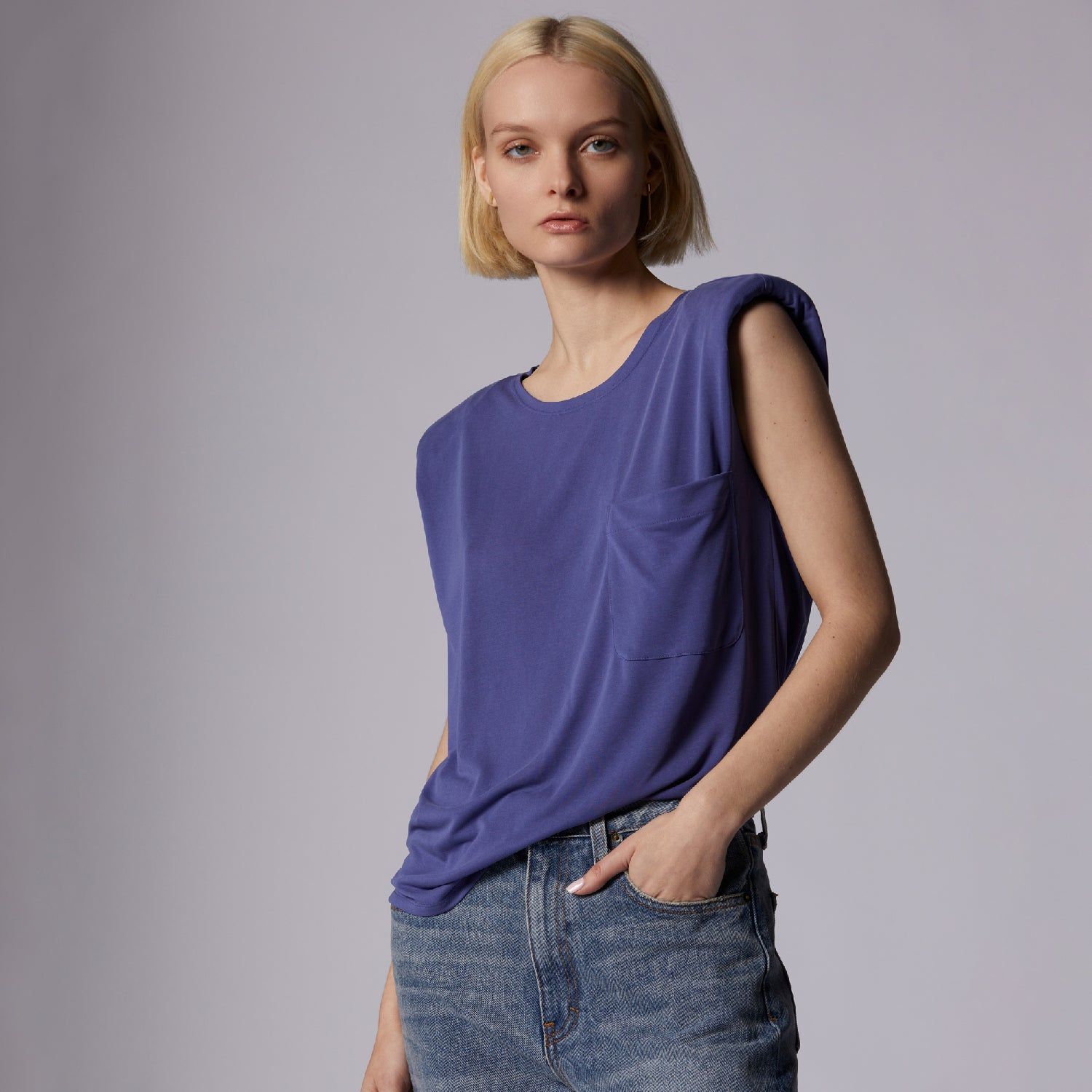 ESTELLE SLEEVELESS TOP sold by Equipment product image thumbnail 5