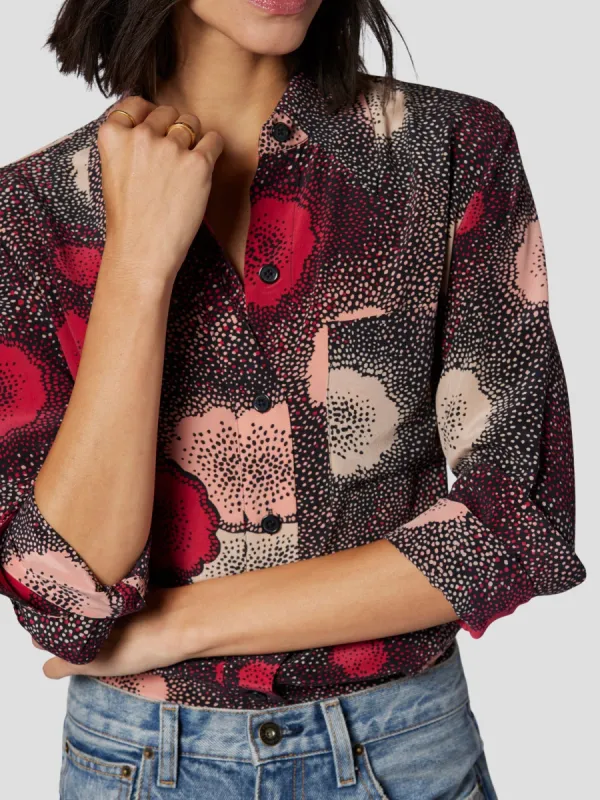 QUINNE LONG SLEEVE SILK SHIRT sold by Equipment