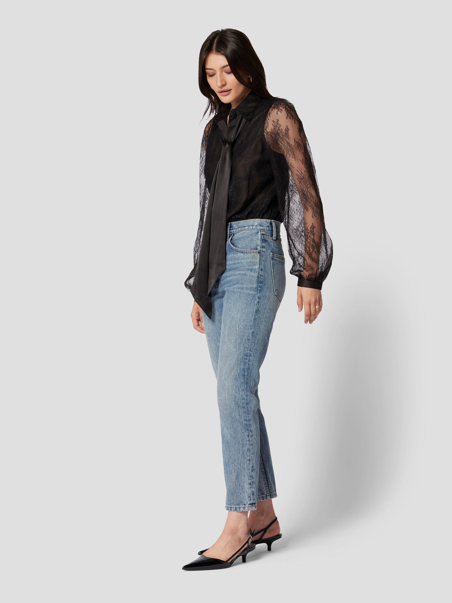 LINNETA TIE-NECK SHIRT sold by Equipment product image thumbnail 6