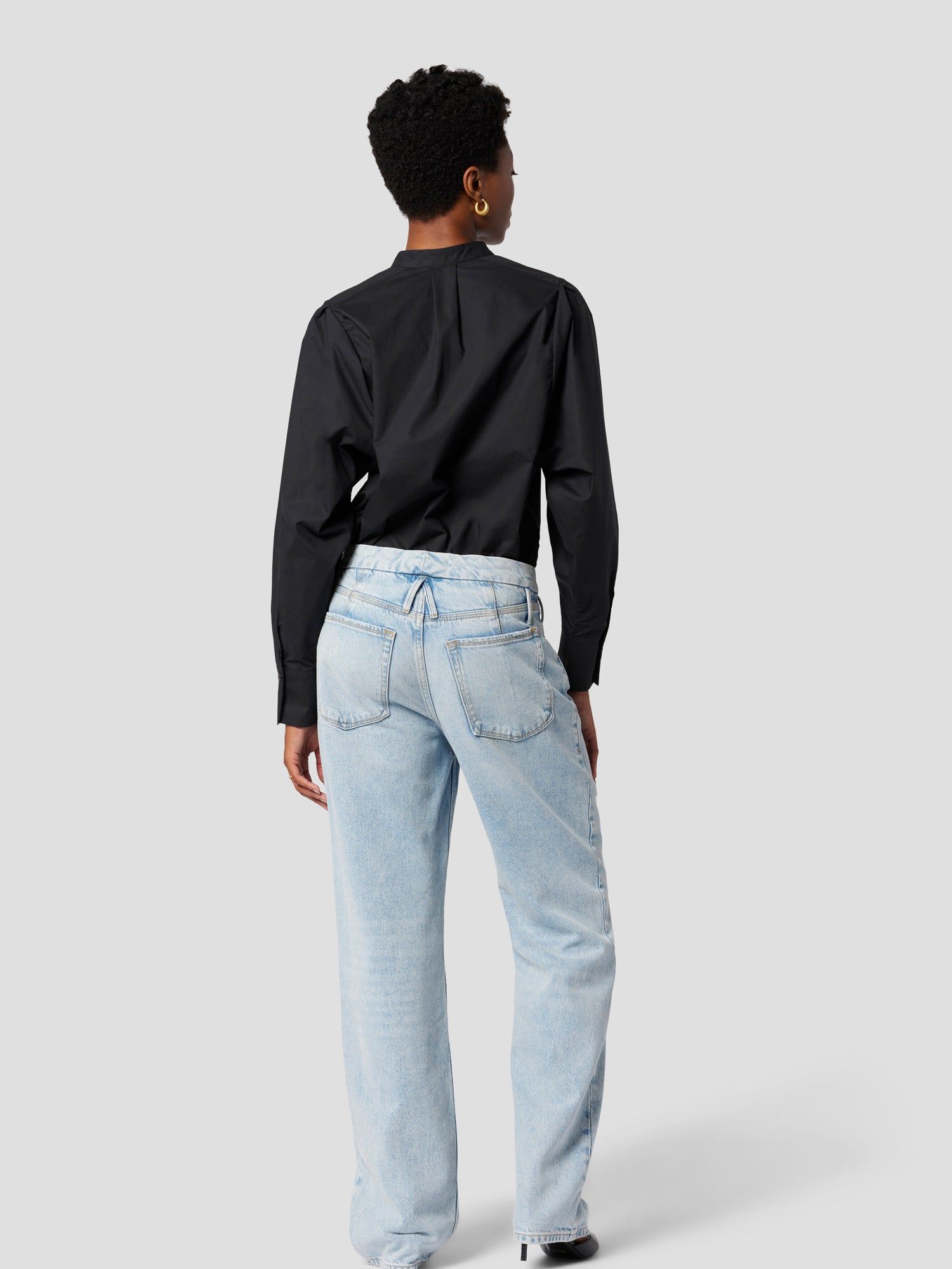 COLLARLESS SHAN COTTON SHIRT sold by Equipment product image thumbnail 6