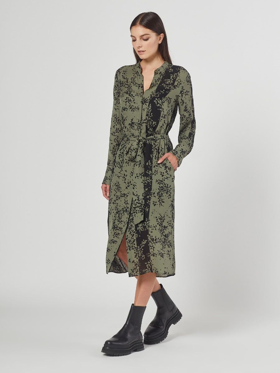 COLLARLESS CHRISTABELLA SILK DRESS sold by Equipment product image thumbnail 2