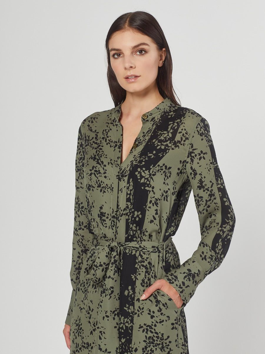 COLLARLESS CHRISTABELLA SILK DRESS sold by Equipment product image thumbnail 3