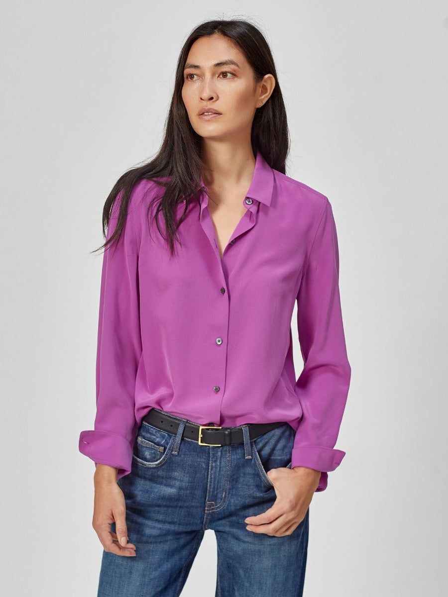 ESSENTIAL SILK SHIRT sold by Equipment product image thumbnail 2