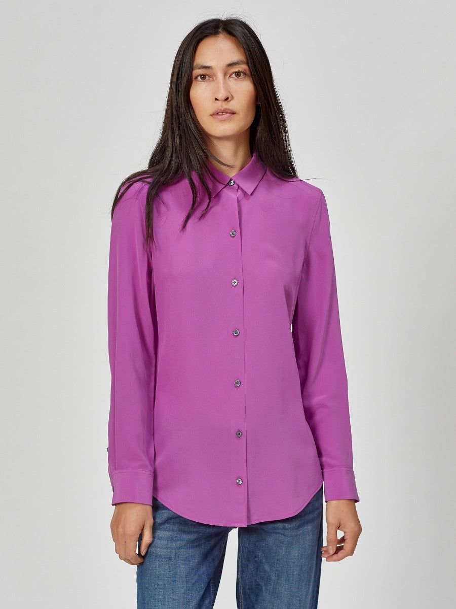 ESSENTIAL SILK SHIRT sold by Equipment product image thumbnail 4