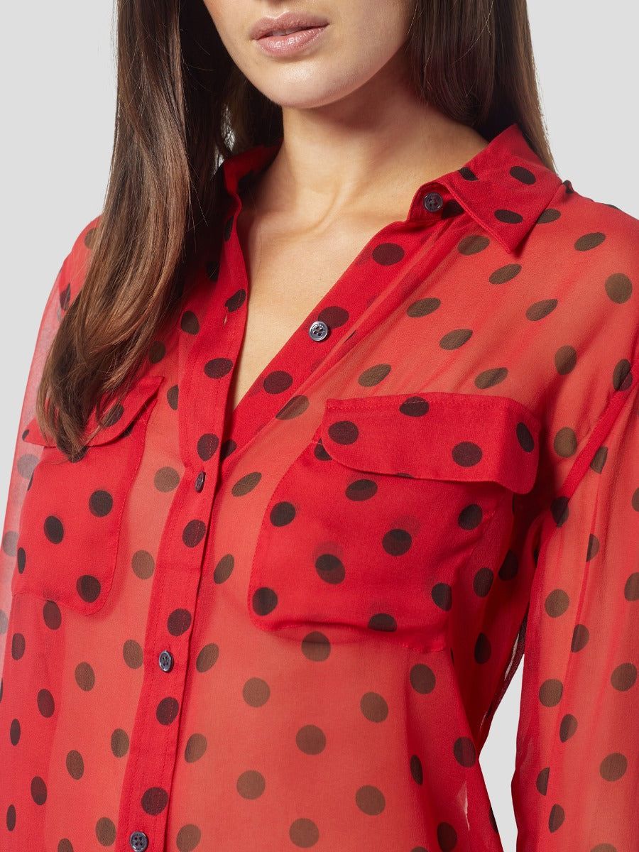 Signature Silk Shirt sold by Equipment product image thumbnail 3