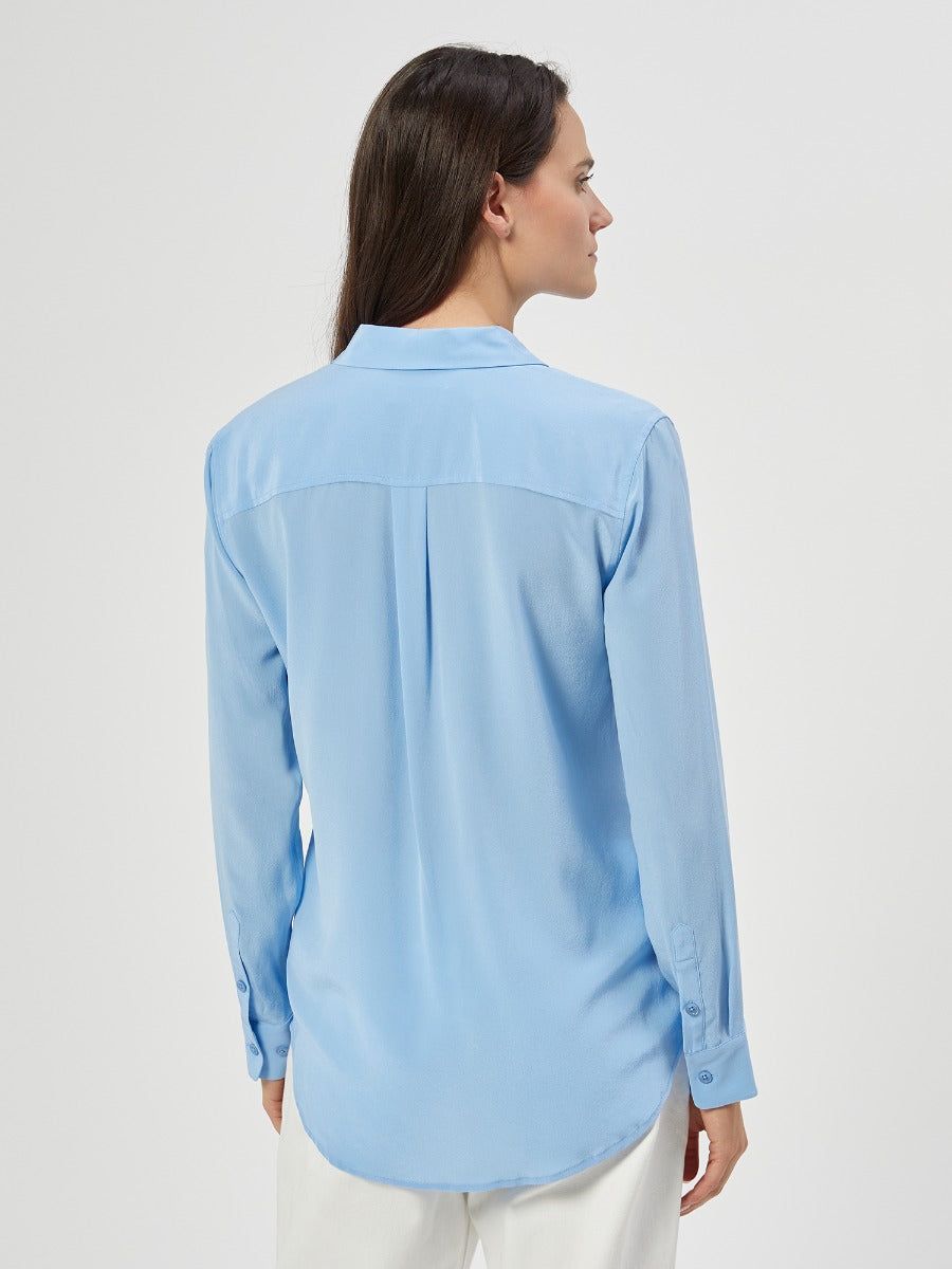 SLIM SIGNATURE SILK SHIRT sold by Equipment product image thumbnail 4