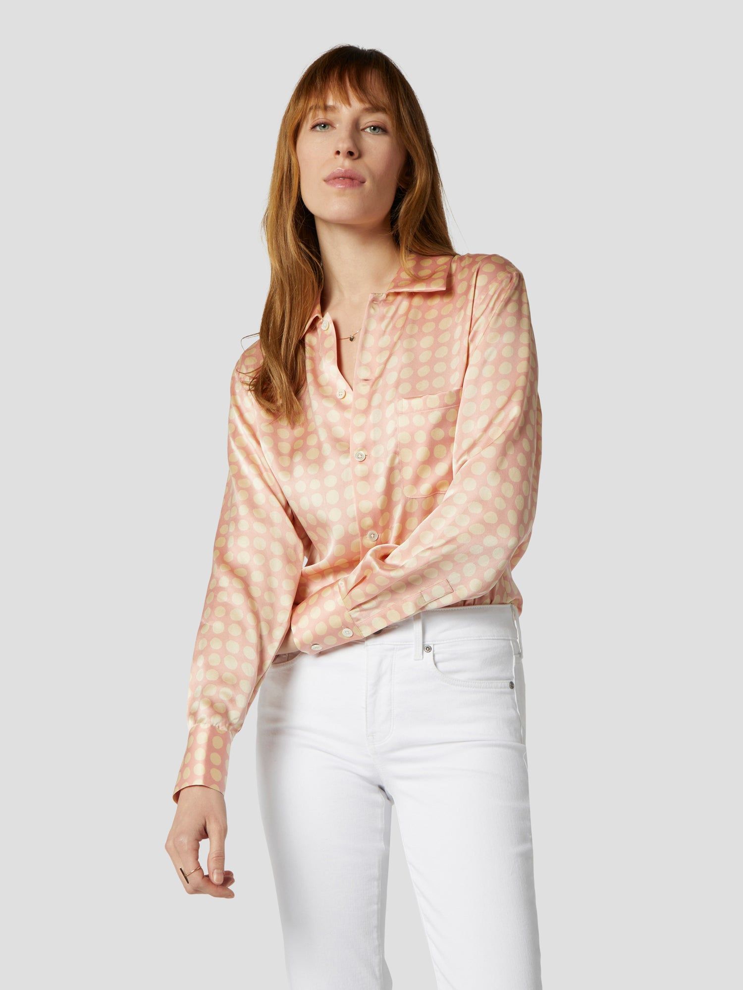ARCHIVE 19 SILK SATIN SHIRT sold by Equipment product image thumbnail 3
