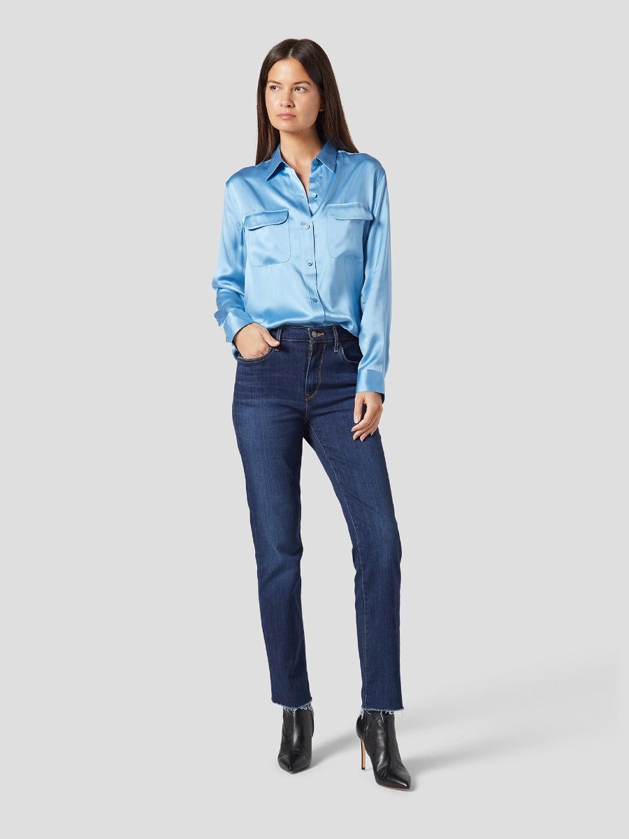 SIGNATURE SILK SATIN SHIRT sold by Equipment